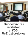 Subcommittee workshop at KDDI R&D Laboratories 
